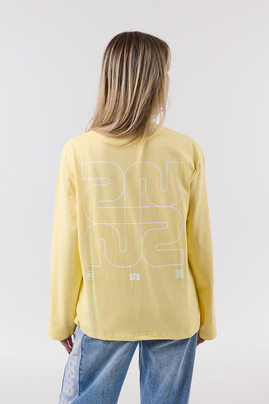 Timeless Langarmshirt Gelb