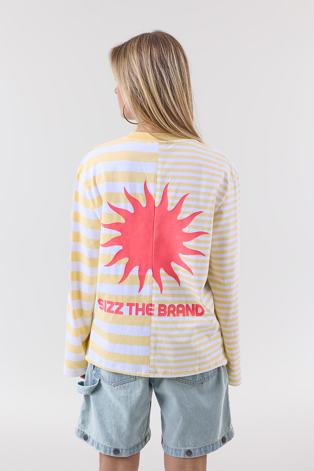 Sol Longsleeve Strepen Geel