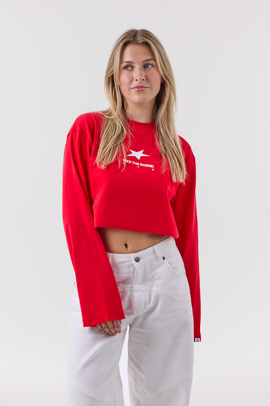 Presence Langarmshirt Rot