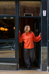 Longsleeve Fringes Orange