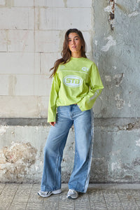 Pulse Langarmshirt Lime