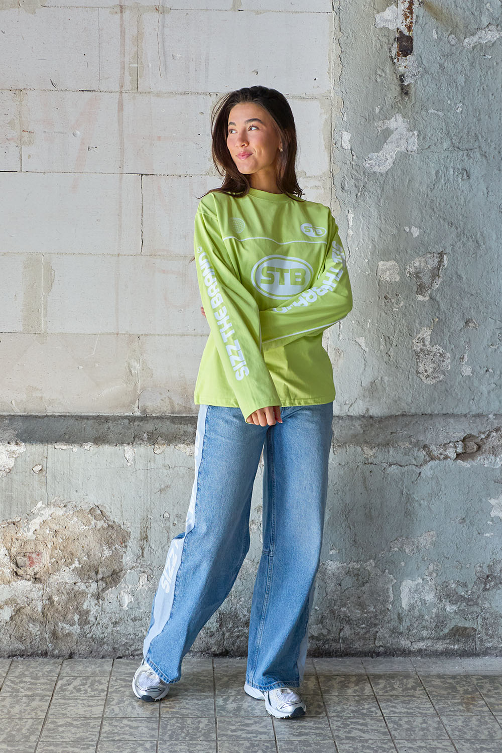 Pulse Langarmshirt Lime