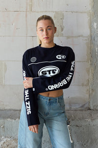 Pulse Langarmshirt Navy