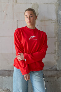 Presence Langarmshirt Rot