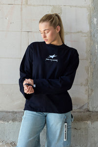 Presence Langarmshirt Navy