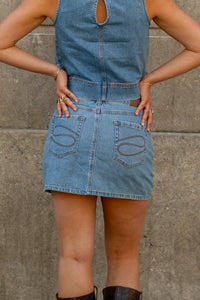 Denim Skort Blue