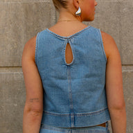 Denim Top Blue