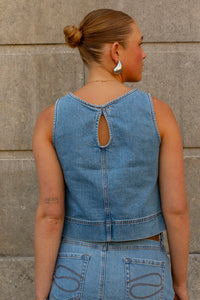 Denim Top Blue