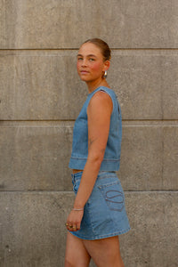 Denim Top Blue