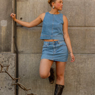 Denim Top Blue
