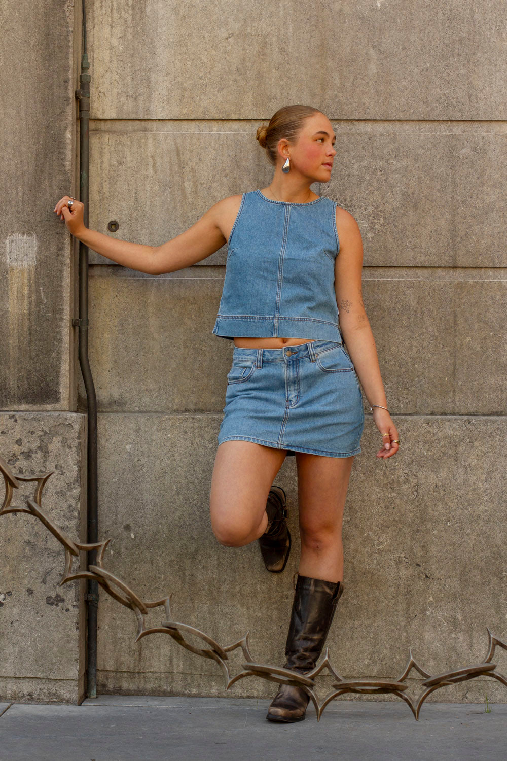 Denim Top Blue