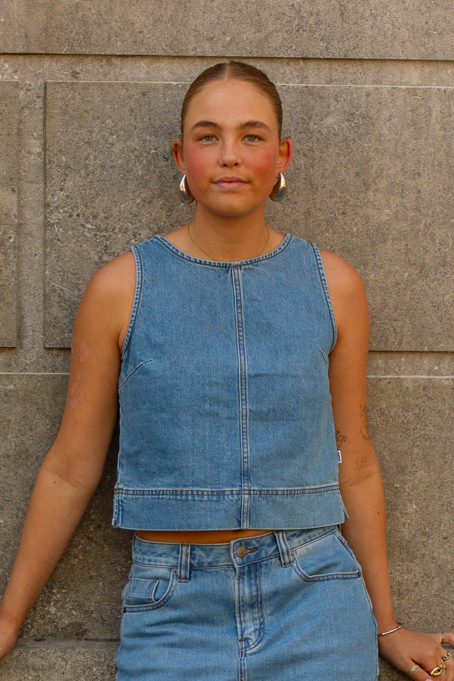 Denim Top Blue