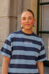 UNITED BY STYLE T-shirt Striped Blue