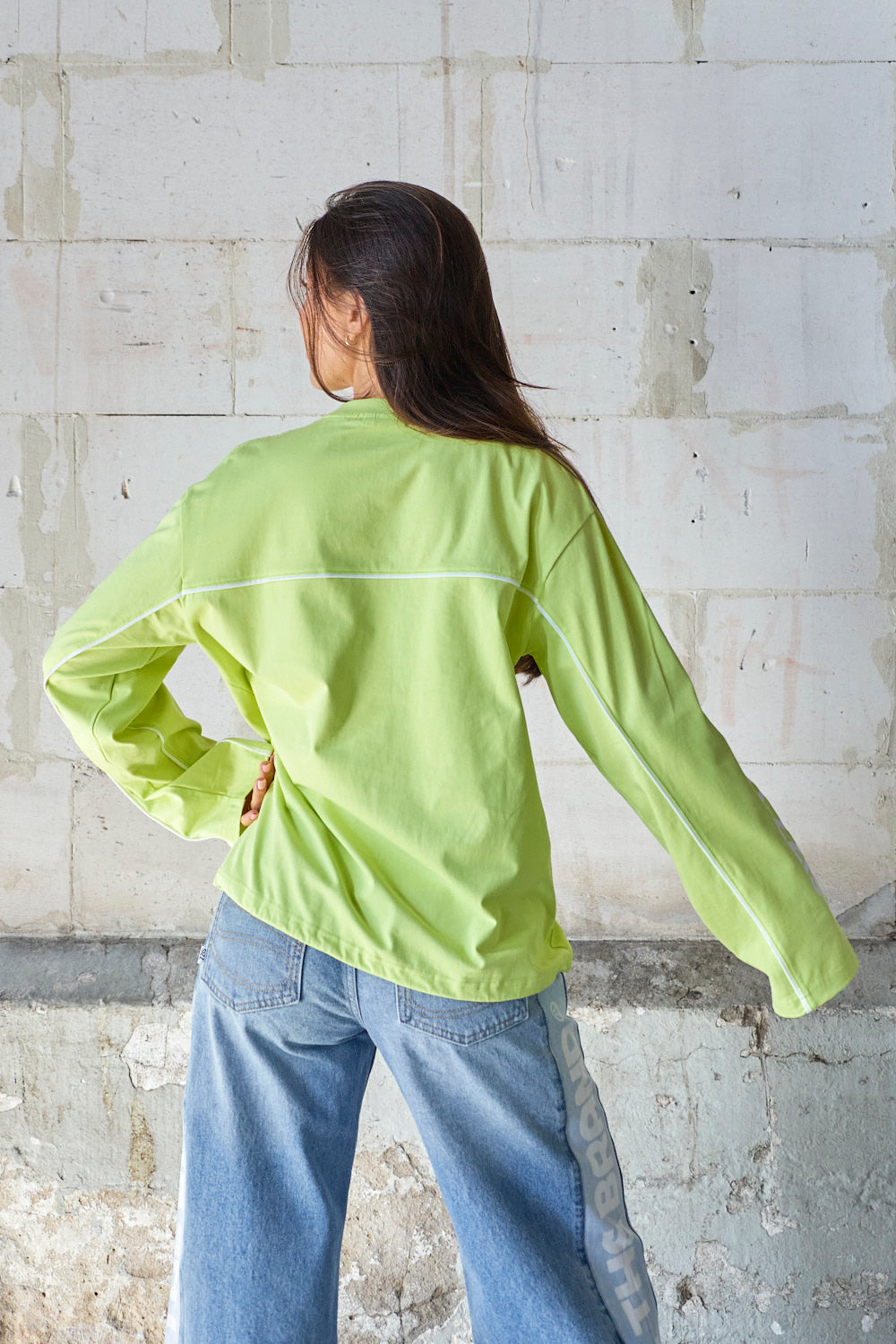 Pulse Langarmshirt Lime