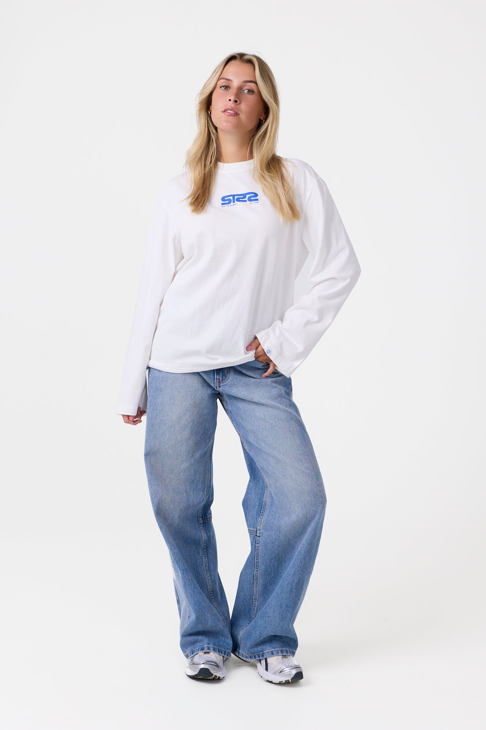 Essential Longsleeve Wit