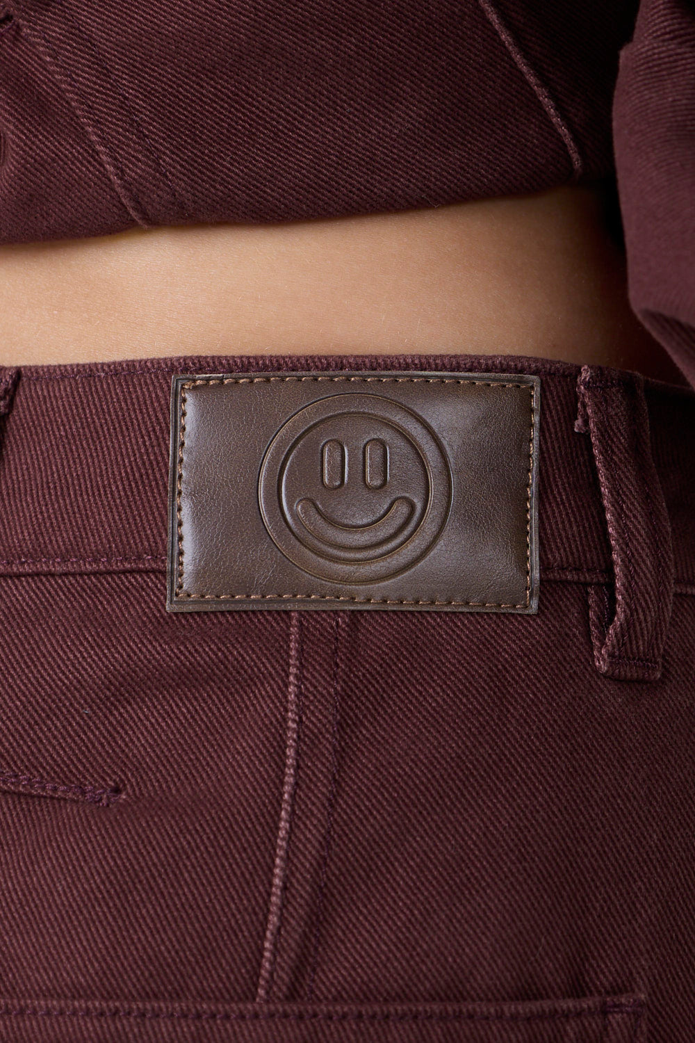Frame Barrel Jeans Burgundy