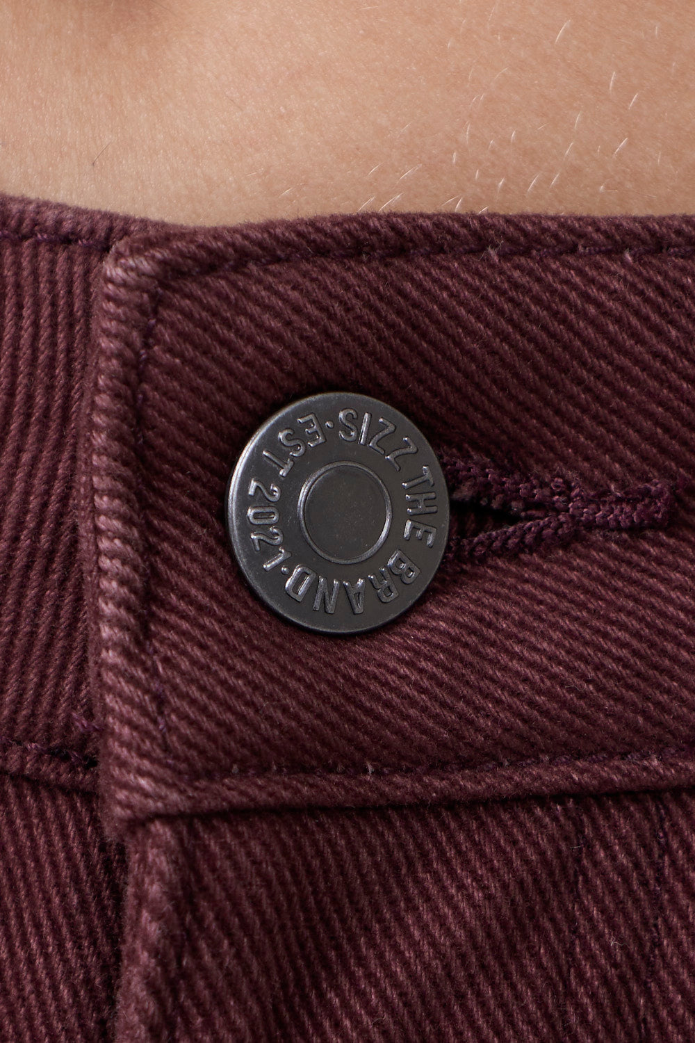 Frame Barrel Jeans Burgundy