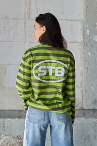 Infinite Striped Longsleeve Lime