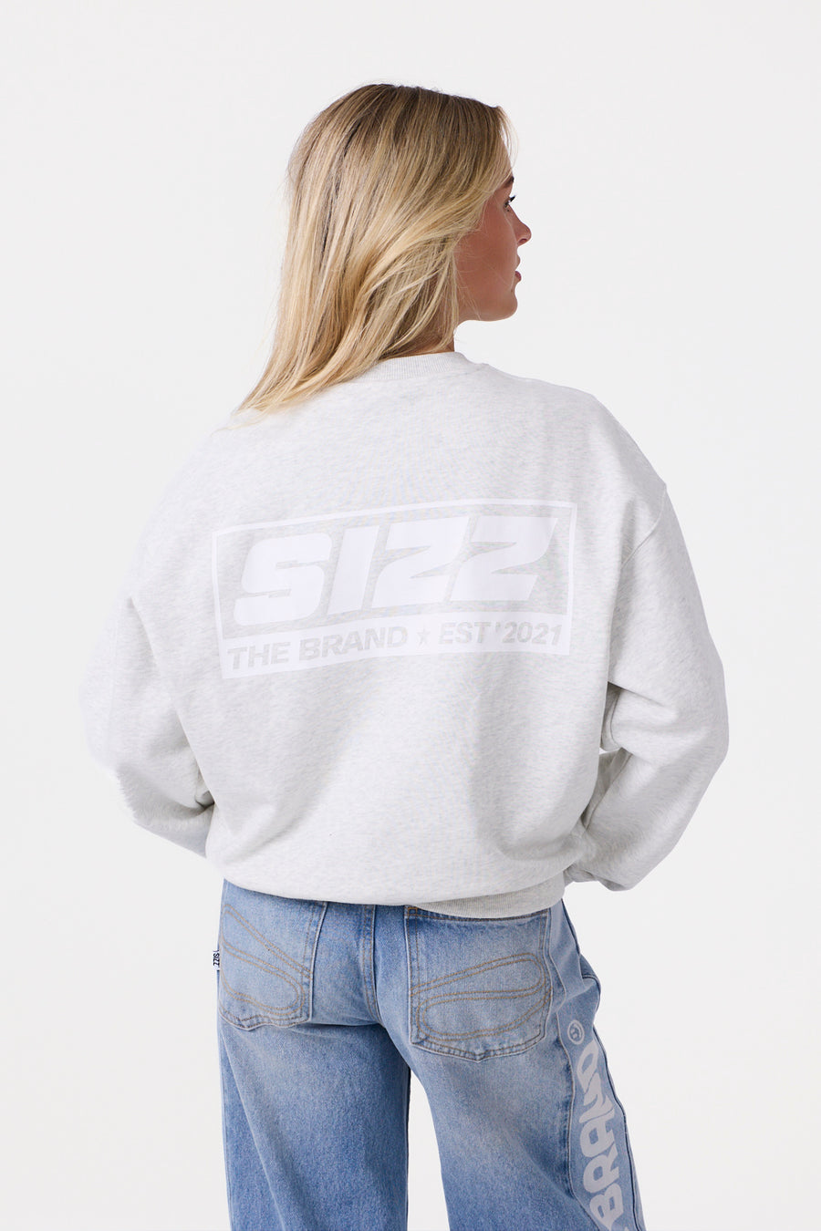 SIZZ Box Pullover Grau