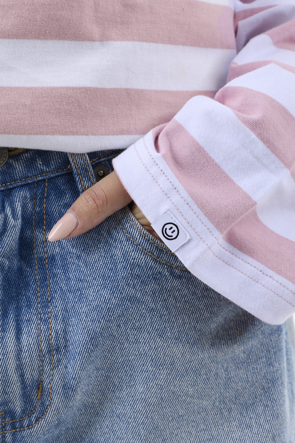 Sol Longsleeve Strepen Roze