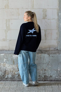 Presence Langarmshirt Navy