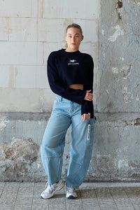 Presence Langarmshirt Navy