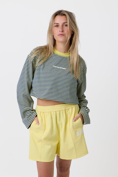 Endless Stripes Langarmshirt Gelb