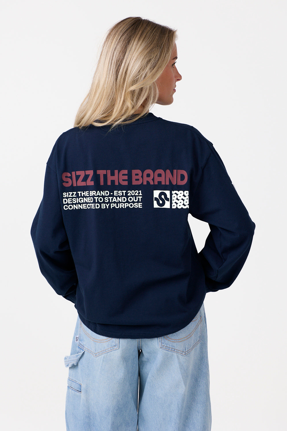 Stamp Longsleeve Navy