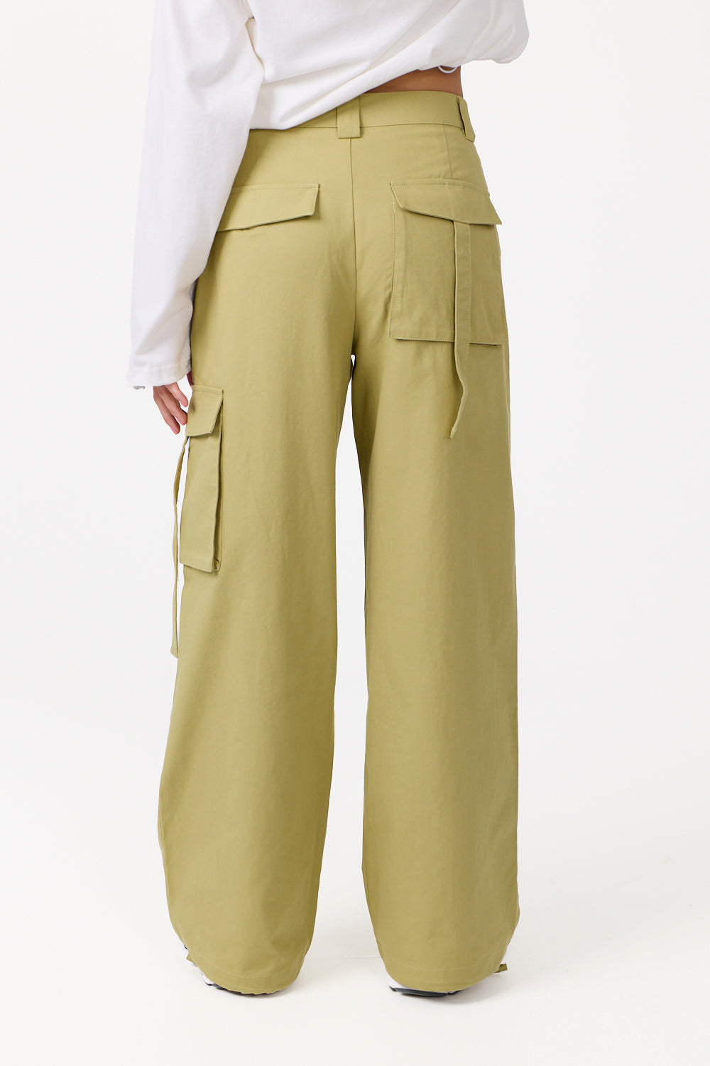 Elevated Cargo Trousers Green