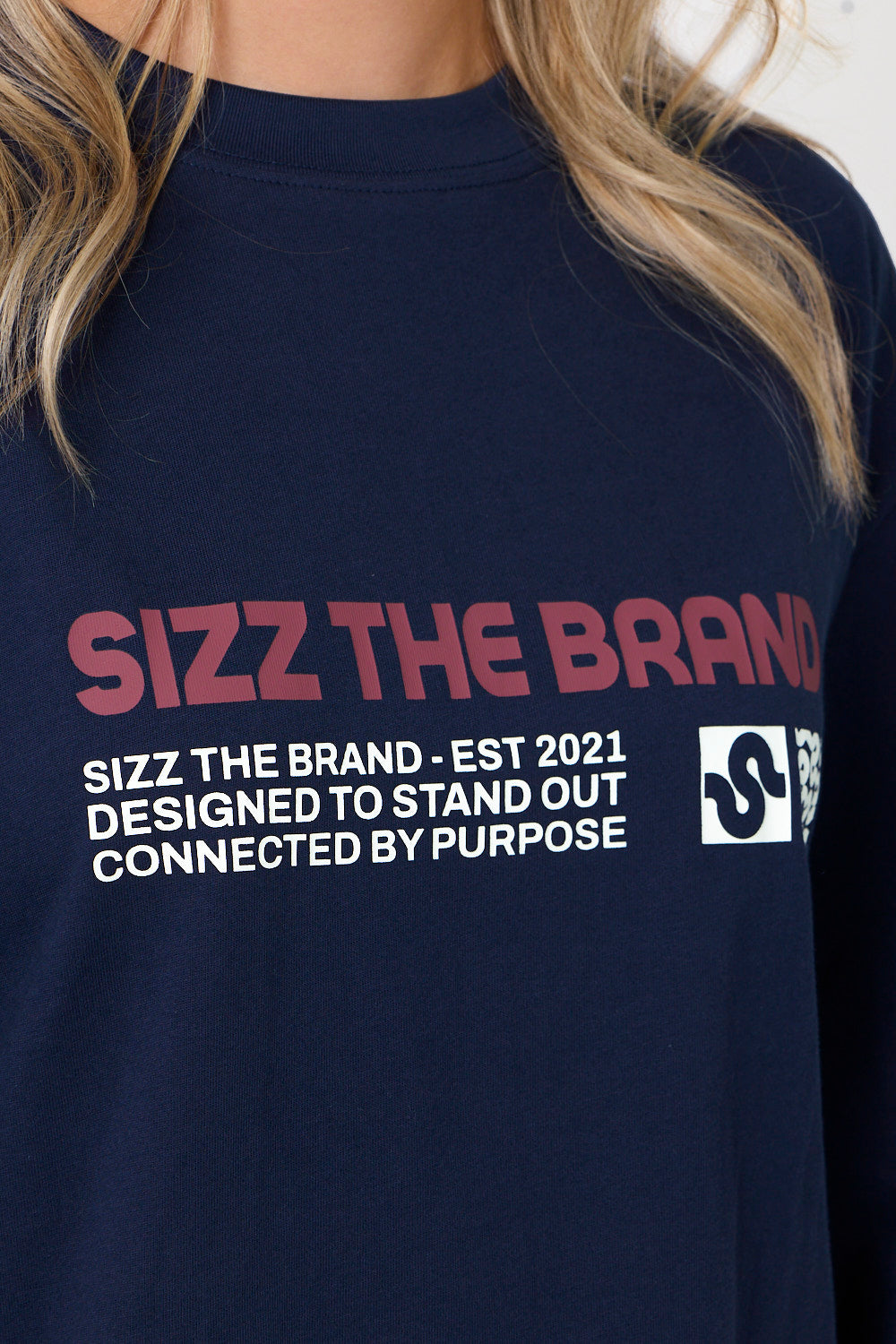 Stamp Longsleeve Navy