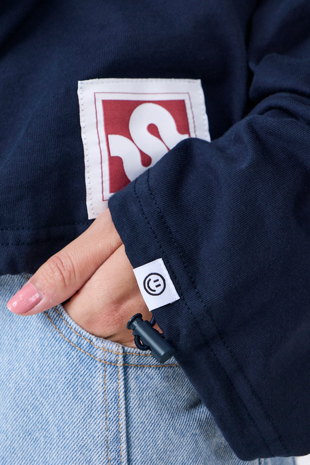Stamp Longsleeve Navy