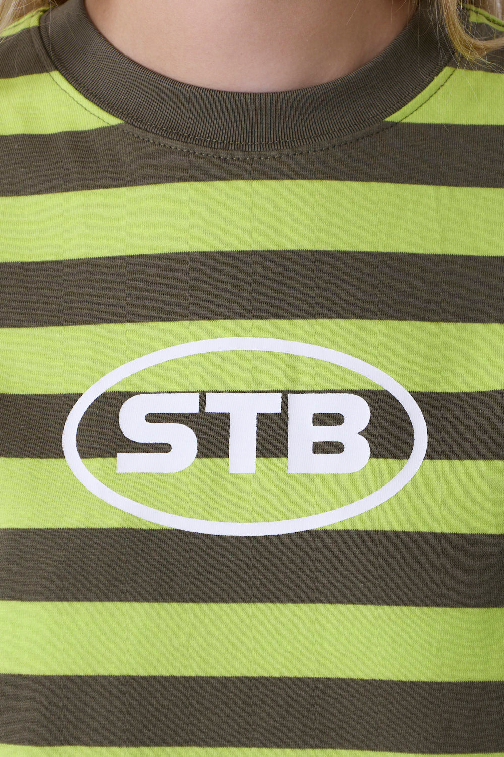 Infinite Striped Longsleeve Lime