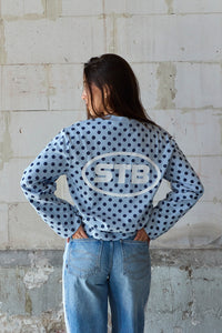 Infinite Dot Longsleeve Blau