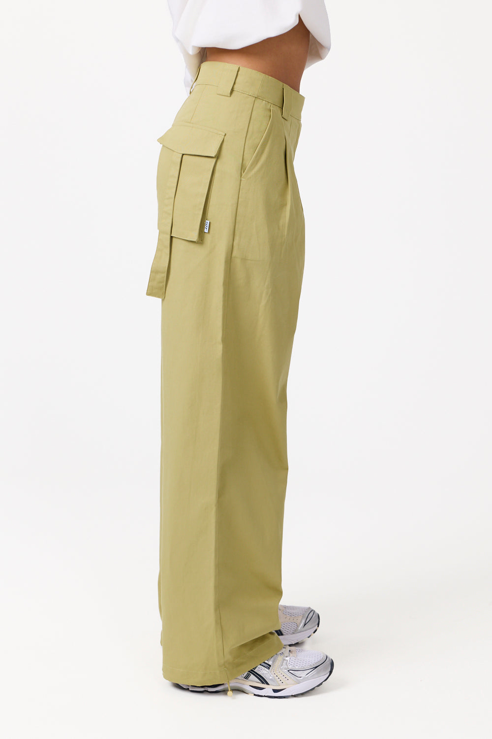 Elevated Cargo Trousers Green