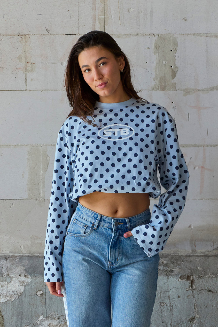 Infinite Dot Longsleeve Blue