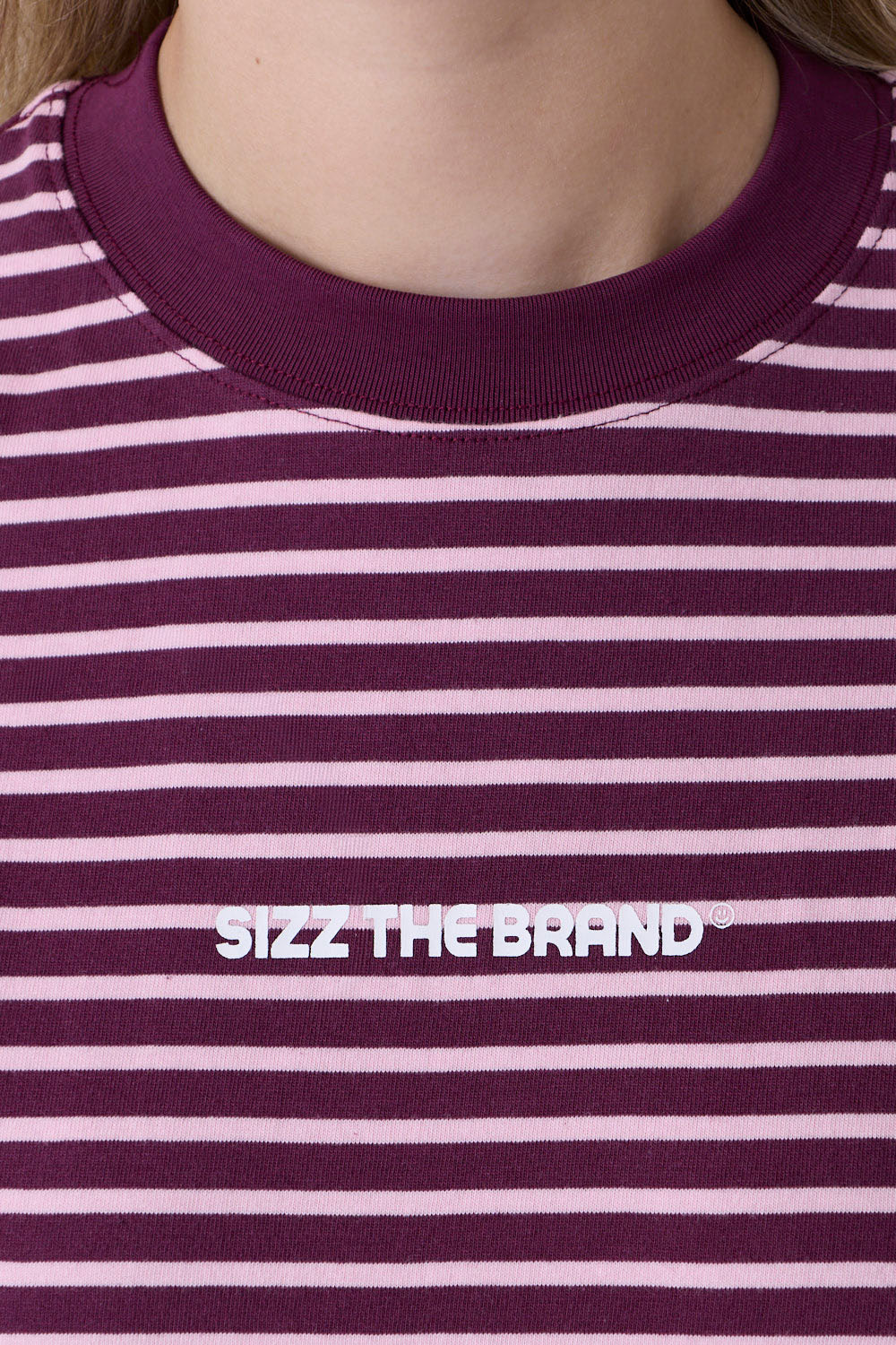 Classic Striped Longsleeve Burgundy