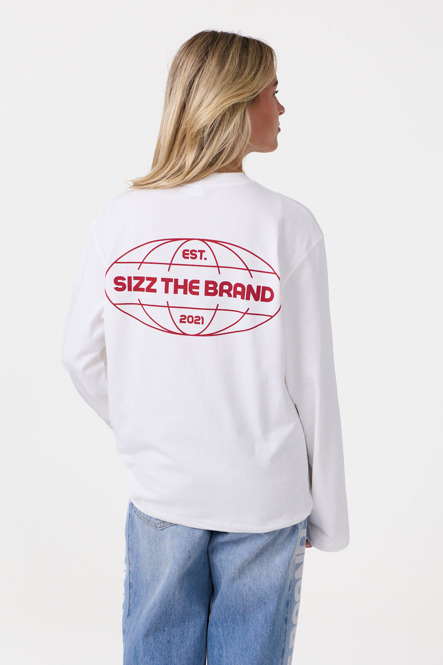 Worldwide Langarmshirt Weiß