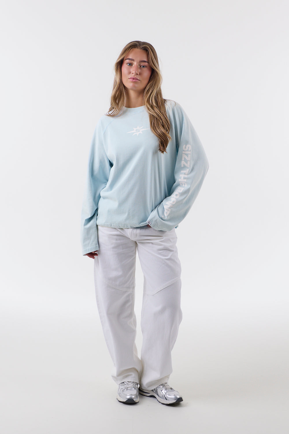 Horizon Langarmshirt Blau