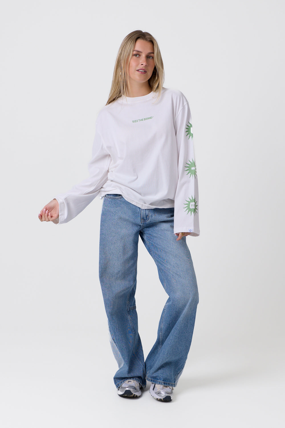 Sun Flow Longsleeve White