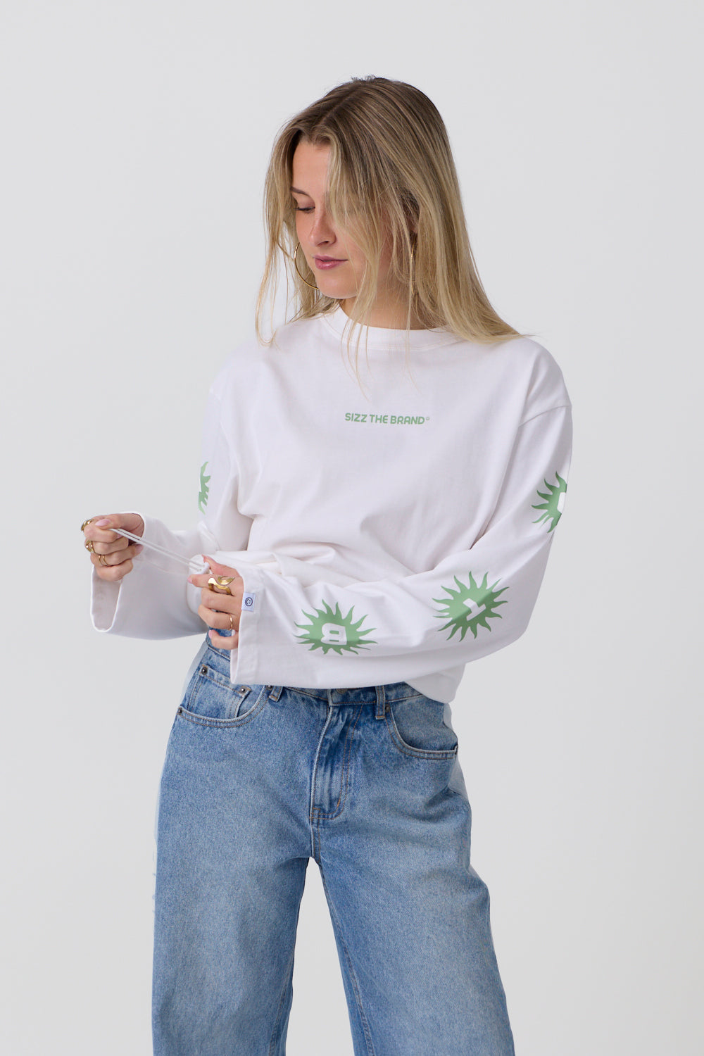 Sun Flow Longsleeve White