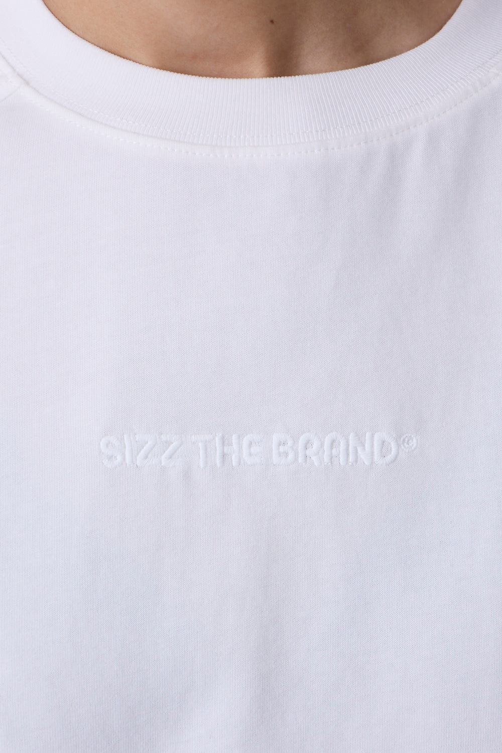 The Base Langærmet T-shirt Hvid