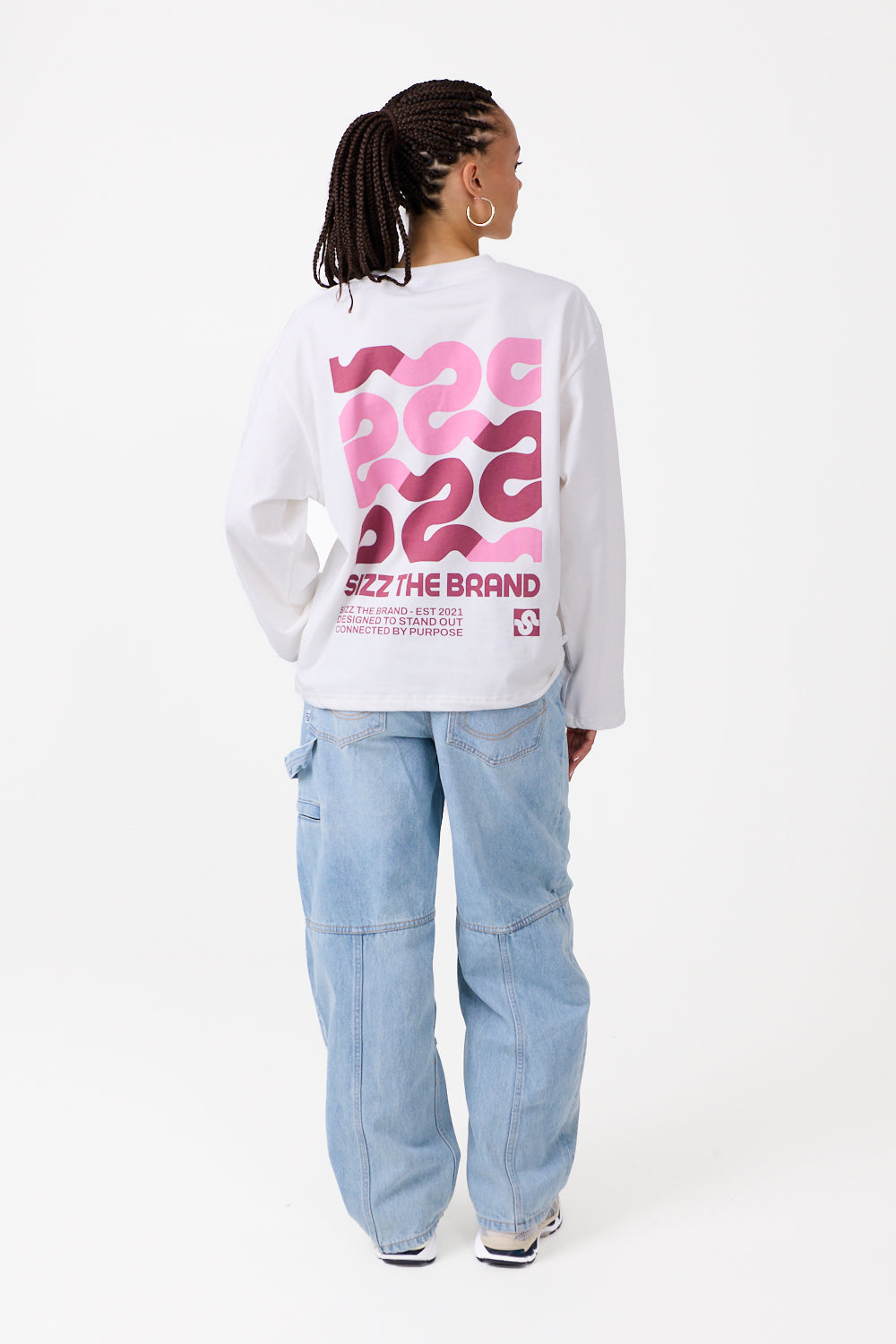 Fade Longsleeve White