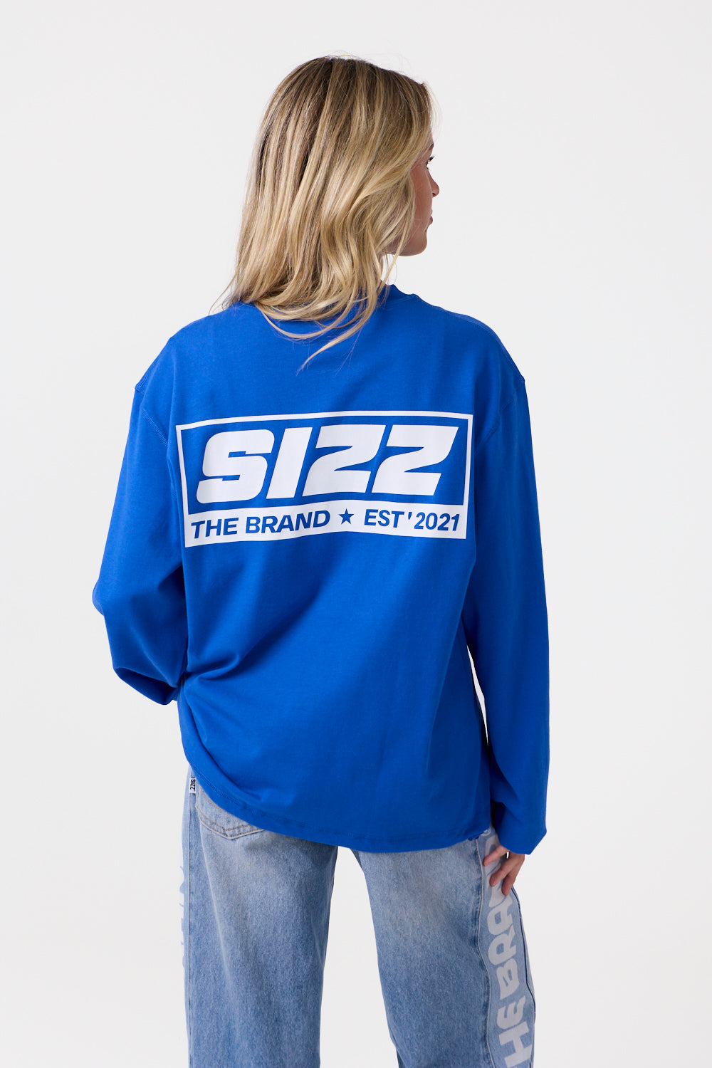 Box Longsleeve Blau