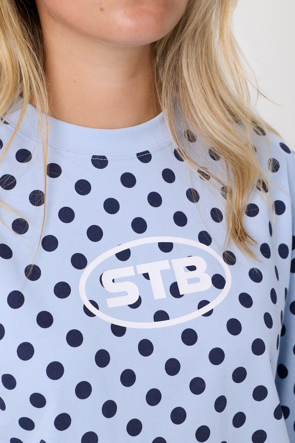 Infinite Dot Langarmshirt Blau
