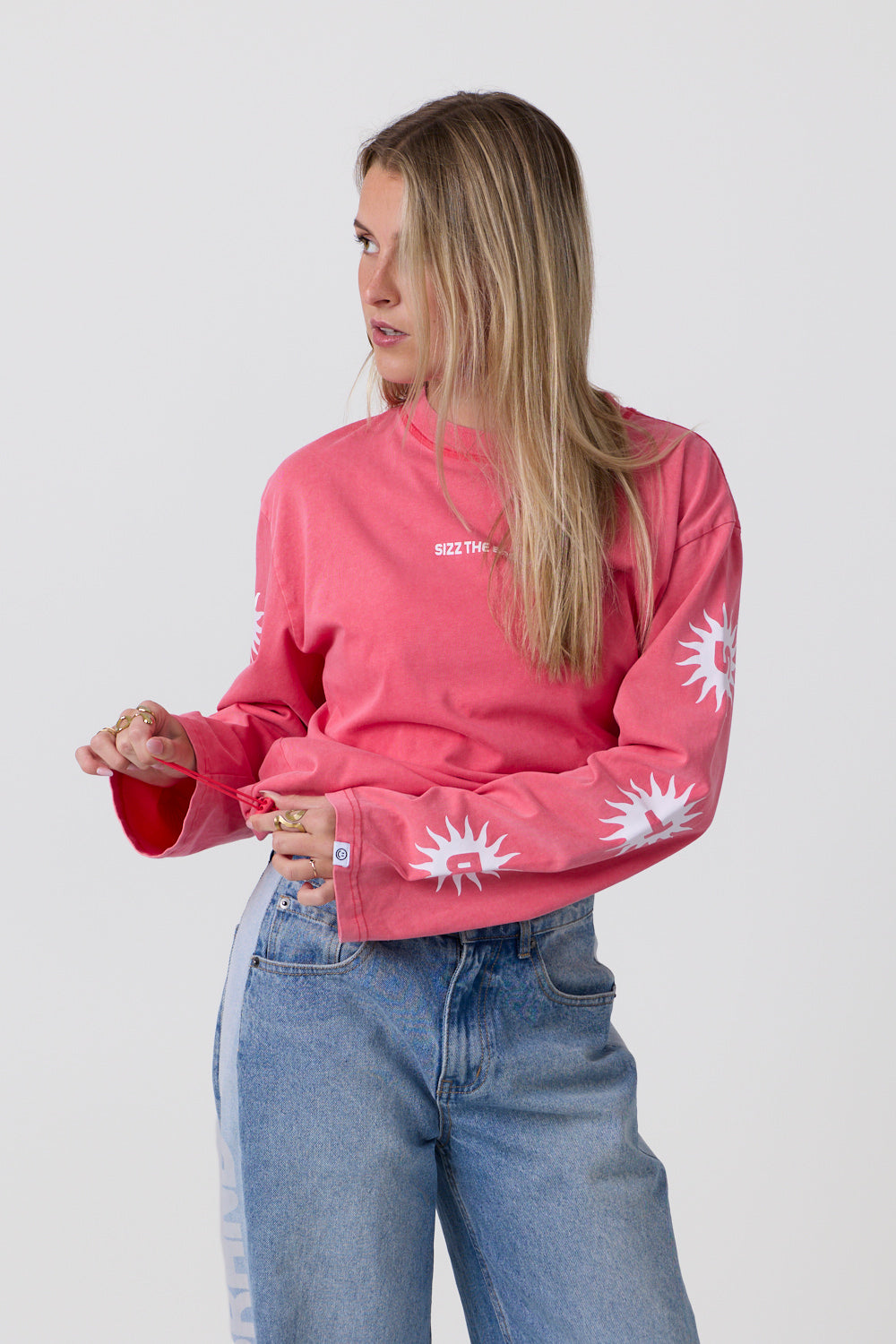 Sun Flow Longsleeve Red