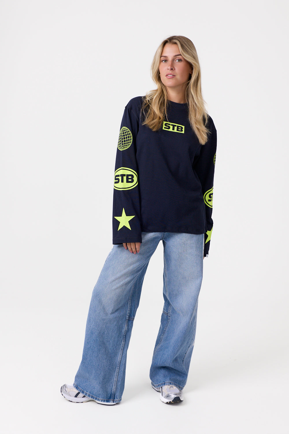 STB Signal Langarmshirt Navy