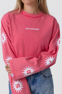 Sun Flow Longsleeve Red