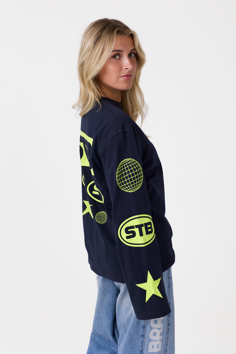 STB Signal Langarmshirt Navy