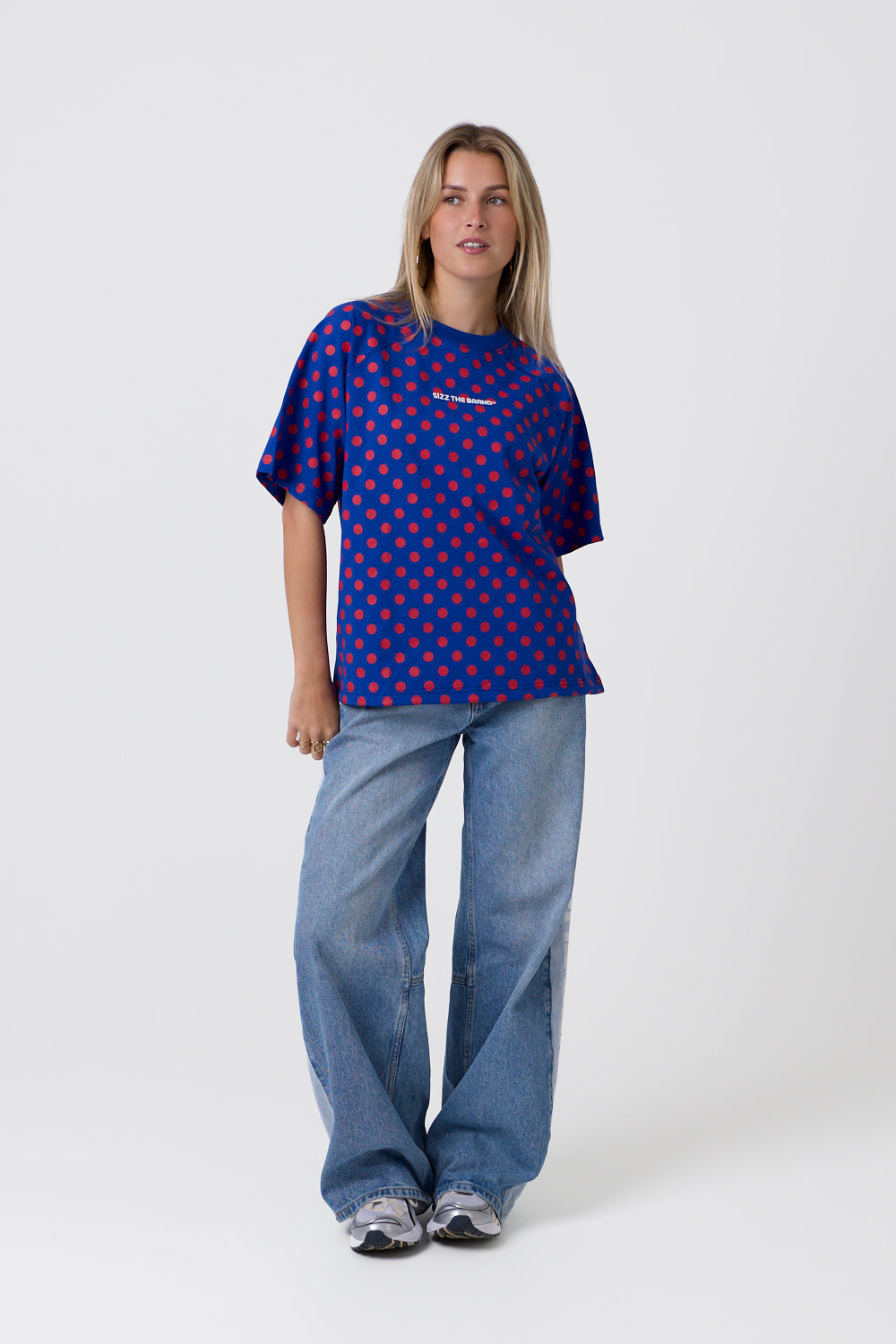 Endless Dot T-shirt Blue