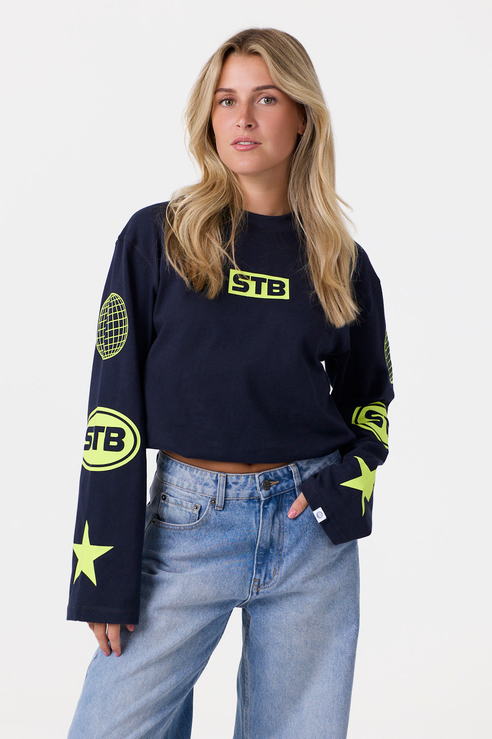 STB Signal Langarmshirt Navy